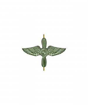 Эмблема ВВС металлическая зеленая &mdash; 1