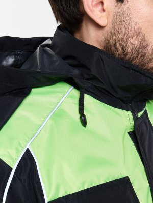 Превью Ветровка ДПС синтепон желтая вставка нового образца &mdash; 4