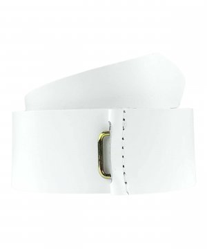 Ремень солдатский белый под бляху — 1