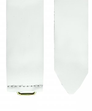 Ремень солдатский белый под бляху — 3