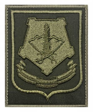 Превью Шеврон вышитый Центральный округ полевой на липе &mdash; 1