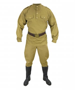 Превью Гимнастерка ВОВ с брюками галифе &mdash; 1