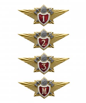 Значки классности МЧС &mdash; 1