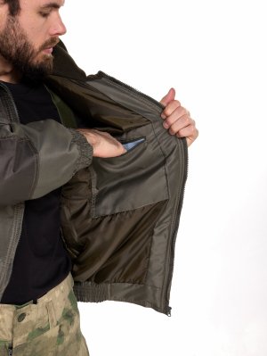 Превью Ветровка Штурман хаки Арсенал на синтепоне &mdash; 8