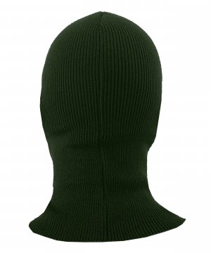 Превью Маска спецназ олива полушерсть с прорезями &mdash; 2