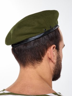 Превью Берет оливковый &mdash; 4