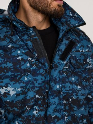 Превью Ветровка цифра синяя синтепон &mdash; 3