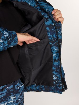 Превью Ветровка цифра синяя синтепон &mdash; 8