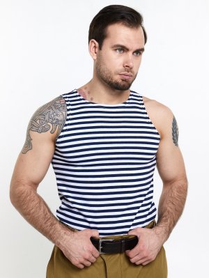 Превью Майка-тельняшка темно-синяя ВМФ &mdash; 6