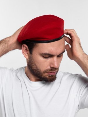 Превью Берет красный Юнармии &mdash; 5