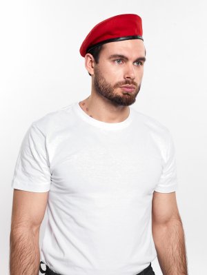 Превью Берет красный Юнармии &mdash; 6