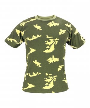 Превью Футболка пограничника желтая березка &mdash; 1