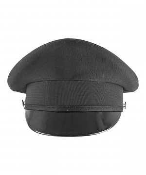 Превью Фуражка черная штабная ВМФ рипстоп &mdash; 3