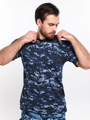 Футболка цифра темно-синяя &mdash; 2