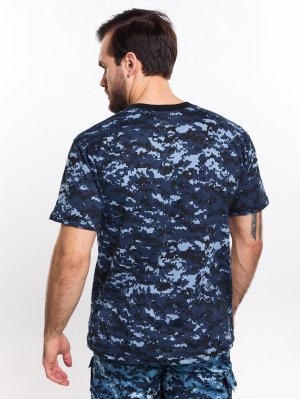 Превью Футболка цифра темно-синяя &mdash; 4