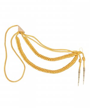 Аксельбант офицерский старший состав 2 наконечника металл &mdash; 1