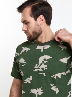 Превью Футболка пограничника белая березка &mdash; 3