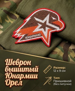 Шеврон вышитый Юнармии Орел &mdash; 2
