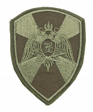 Превью Шеврон вышитый Росгвардия полевой Герб &mdash; 1