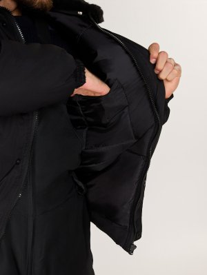 Превью Куртка зимняя черная дюспо короткая &mdash; 8