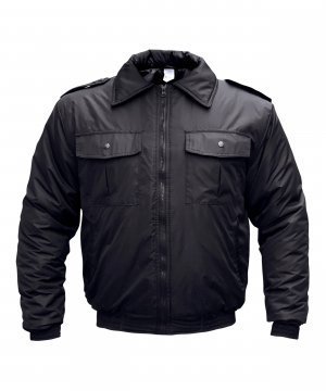 Ветровка черная дюспо на синтепоне &mdash; 1