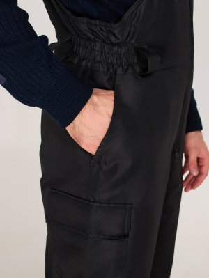 Превью Полукомбинезон черный дюспо &mdash; 7