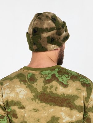 Шапка Мох Флисовая с подворотом &mdash; 3