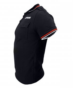 Футболка поло полиции чёрная &mdash; 3