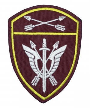 Шеврон Росгвардия СОБР СО на липе &mdash; 1