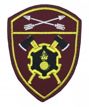 Шеврон Росгвардия Инженерная часть СО на липе &mdash; 1