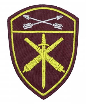 Шеврон Росгвардия Артиллерийская часть СО на липе &mdash; 1