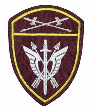 Шеврон Росгвардия СОБР УО на липе &mdash; 1