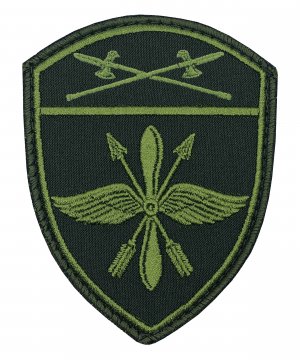 Превью Шеврон Росгвардия полевой Авиационная часть УО на липе &mdash; 1