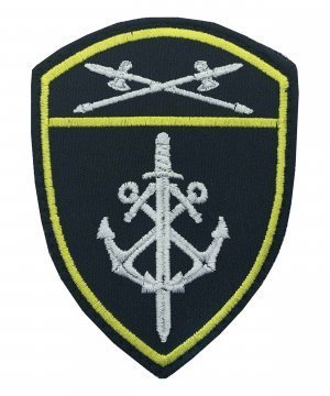 Превью Шеврон Росгвардия Морская часть УО на липе &mdash; 1