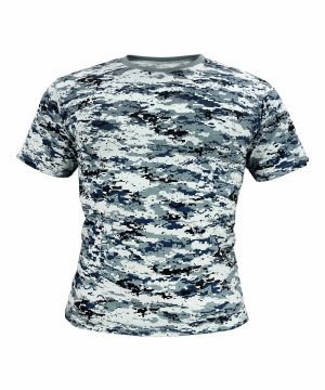 Футболка цифра синяя светлая &mdash; 1