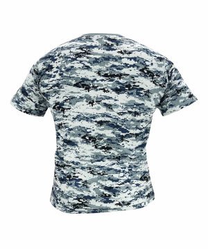 Футболка цифра синяя светлая &mdash; 3