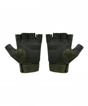 Превью Перчатки беспалые защитные оливковые &mdash; 2