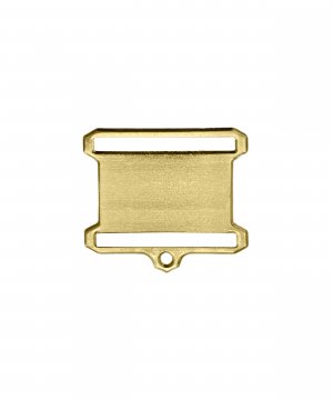 Колодка для медалей 4-х угольная латунь — 1