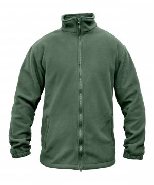 Превью Толстовка флисовая хаки &mdash; 1