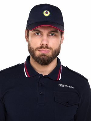 Превью Бейсболка полиции с кокардой рипстоп &mdash; 5