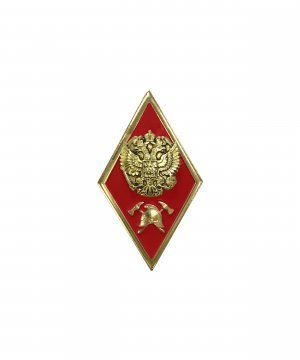 Превью Значок металлический Ромб МЧС Бакалавриат &mdash; 1