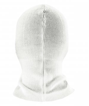 Маска спецназ белая полушерсть со ртом &mdash; 3