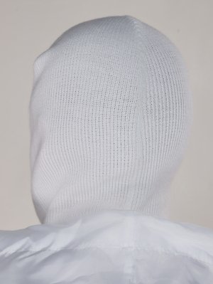 Превью Маска спецназ белая полушерсть без рта &mdash; 4