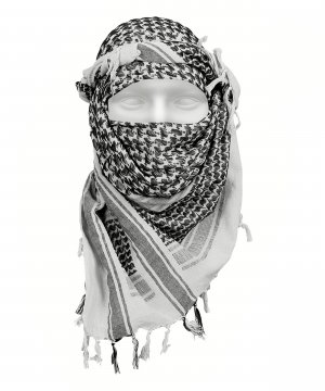 Превью Шарф арафатка белая &mdash; 1
