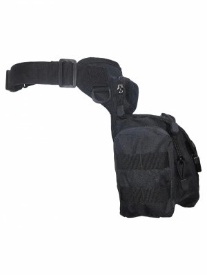 Превью Сумка набедренная черная &mdash; 4