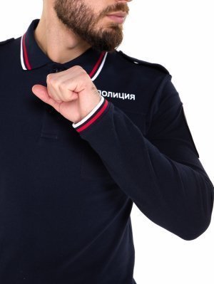 Футболка поло полиции длинный рукав &mdash; 6