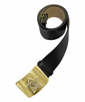 Превью Ремень солдатский СССР черный &mdash; 2