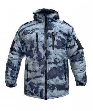 Превью Куртка зимняя синий мох &mdash; 1