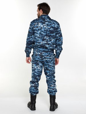 Костюм охранника цифра синяя рипстоп &mdash; 2