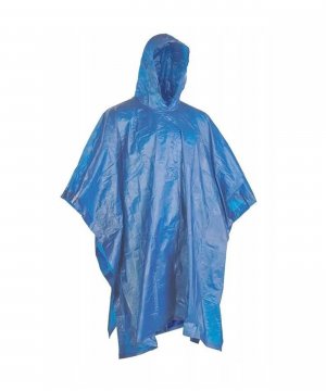 Дождевик полиэтиленовый синий &mdash; 1